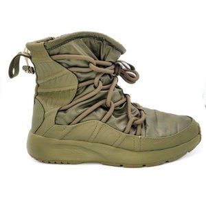 Nike Tanjun High Rise Women's Boots Sz 8 Green Military AO0355 300 Light Weight!